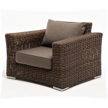  "Боно" кресло из искусственного ротанга, цвет коричневый, фото 1 