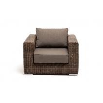  "Боно" кресло из искусственного ротанга, цвет коричневый, фото 2 