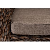  "Капучино" диван из искусственного ротанга (гиацинт) двухместный, цвет коричневый, фото 7 