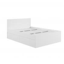  Мадера Кровать с ящиком К1.4М белый, фото 1 