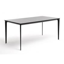  "Малага" обеденный стол из HPL 160х80см, цвет "дуб", каркас черный, фото 1 
