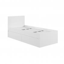  Мадера Кровать с ящиком К0.9М белый, фото 1 