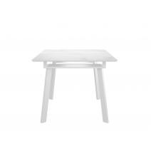  Стол DikLine SKH125 Керамика Белый мрамор/подстолье белое/опоры белые (2 уп.), фото 3 