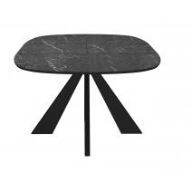  Стол DikLine SKK110 Керамика Черный мрамор/подстолье черное/опоры черные (2 уп.), фото 6 