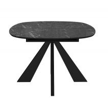  Стол DikLine SKK110 Керамика Черный мрамор/подстолье черное/опоры черные (2 уп.), фото 5 