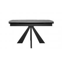  Стол DikLine SKU120 Керамика Серый мрамор/подстолье черное/опоры черные, фото 3 