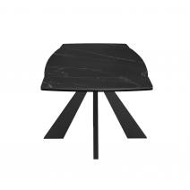  Стол DikLine SKU120 Керамика Черный мрамор/подстолье черное/опоры черные, фото 5 