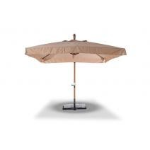 "Корсика" зонт уличный 3х3м на боковой алюминиевой опоре, цвет под дерево, фото 4 