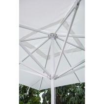  Зонт MISTRAL 300 квадратный без волана (база в комплекте) белый, фото 2 