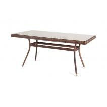  "Латте" плетеный стол из искусственного ротанга 140х80см, цвет соломенный, фото 2 