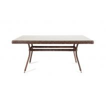  "Латте" обеденный стол из искусственного ротанга 140х80см, цвет коричневый, фото 3 