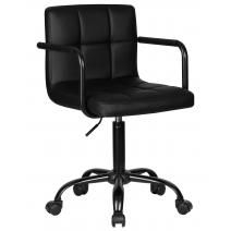  Офисное кресло для персонала DOBRIN TERRY BLACK, чёрный, фото 1 