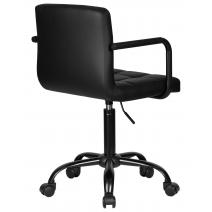  Офисное кресло для персонала DOBRIN TERRY BLACK, чёрный, фото 4 