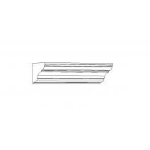  Каталея Карниз боковой для углового шкафа 388х48, белая эмаль, фото 1 