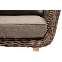  "Прованс" диван из искусственного ротанга трехместный, цвет коричневый, фото 4 