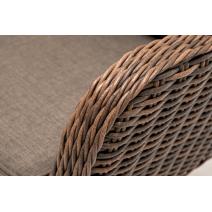  "Прованс" диван из искусственного ротанга трехместный, цвет коричневый, фото 6 