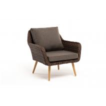  "Прованс" кресло из искусственного ротанга, цвет коричневый, фото 3 