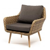  "Прованс" кресло из искусственного ротанга, цвет соломенный, фото 1 