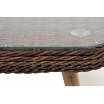  "Прованс" столик журнальный из ротанга, цвет коричневый, фото 5 
