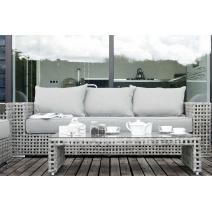 "Тито" диван из искусственного ротанга трехместный, цвет серый, фото 5 