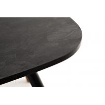  "Верона" журнальный столик из HPL 70х50, H40, каркас черный муар, цвет столешницы "серый гранит", фото 5 