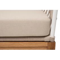  "Диего" диван 2-местный плетеный из роупа, каркас алюминий темно-серый (RAL7024), роуп темно-серый круглый, ткань темно-серая, фото 10 