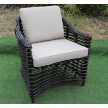  "Ницца" кресло из искусственного ротанга, цвет бронзовый, фото 1 