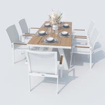  Стол обеденный MIRRA 180 см белый, фото 5 