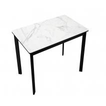  Стол DikLine SKT90 Керамика Белый мрамор/подстолье черное/опоры черные, фото 5 