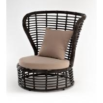  "Парма" кресло из искусственного ротанга, цвет бронзовый, фото 1 