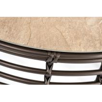  "Парма" журнальный столик из искусственного ротанга, цвет бронзовый, фото 2 