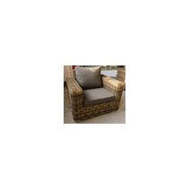  "Палермо" кресло из искусственного ротанга, цвет соломенный, фото 1 