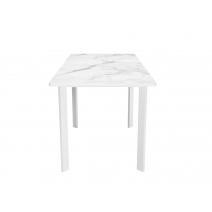 Стол DikLine LK90 Керамика Белый мрамор/подстолье белое/опоры белые, фото 7 