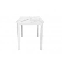  Стол DikLine LK90 Керамика Белый мрамор/подстолье белое/опоры белые, фото 6 