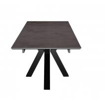  Стол DikLine SFE140 Керамика мрамор Бронза/подстолье черное/опоры черные (2 уп.), фото 6 