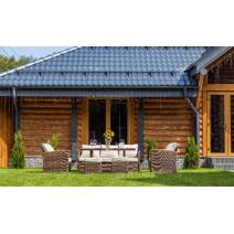 Комплект мебели ZOYA из искусственного ротанга (коричневый), фото 6 