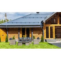  Комплект мебели ZOYA из искусственного ротанга (серый), фото 3 