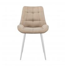  Стул DikLine 226 поворотный B03 BEIGE, ножки белые, фото 2 