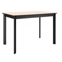  Стол DikLine LK110 Керамика Krater Perla (бежевый матовый) /подстолье черное/опоры черные, фото 1 