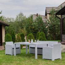  Обеденный комплект LANA DINING S светло-серый, фото 2 