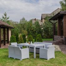  Комплект мебели GRAND LANA DINING L светло-серый, фото 1 
