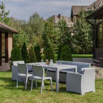  Обеденный комплект LANA DINING M светло-серый, фото 2 
