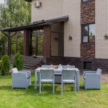  Обеденный комплект LANA DINING M светло-серый, фото 1 