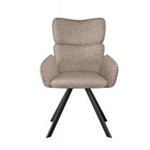  Стул DikLine 501 поворотный NS05 CAPPUCCINO, ножки черные, фото 2 