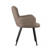  Стул DikLine 503 поворотный NS05 CAPPUCCINO, ножки черные, фото 2 