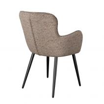  Стул DikLine 503 поворотный NS05 CAPPUCCINO, ножки черные, фото 3 