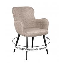  Стул DikLine 503 поворотный NS04 CREAM, ножки черные, фото 1 
