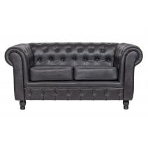  Диван Chesterfield Black Leather 2S, фото 1 