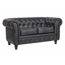  Диван Chesterfield Black Leather 2S, фото 2 