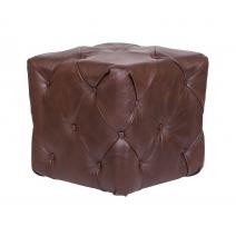  Пуф Amrit Brown Leather, фото 1 